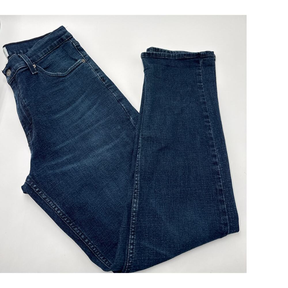 Levi Denizen Mens Dark Blue Jeans Straight Leg 30x31 Mid Rise Denim